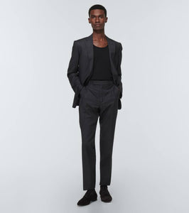 Christian Louboutin Alpha Male velour Oxford shoes