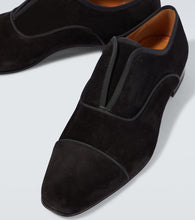 Christian Louboutin Alpha Male velour Oxford shoes