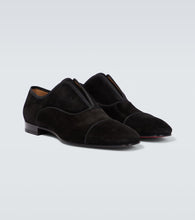 Christian Louboutin Alpha Male velour Oxford shoes