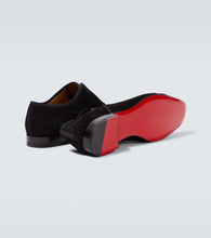 Christian Louboutin Alpha Male velour Oxford shoes
