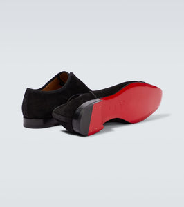 Christian Louboutin Alpha Male velour Oxford shoes