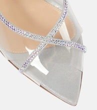 Gianvito Rossi Crystelle 105 embellished PVC sandals