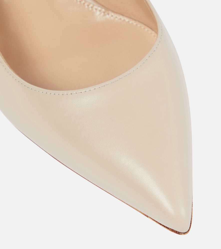 Gianvito Rossi Ribbon Sling leather slingback pumps