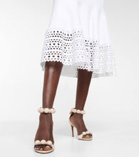 Alaia La Bombe 90 leather sandals