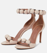 Alaia La Bombe 90 leather sandals
