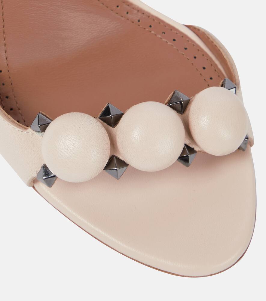 Alaia La Bombe 90 leather sandals