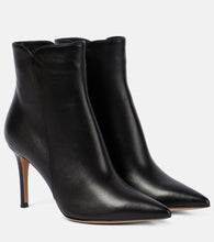 Gianvito Rossi Levy 85 leather ankle boots - Gianvito Rossi Levy 85 皮革踝靴