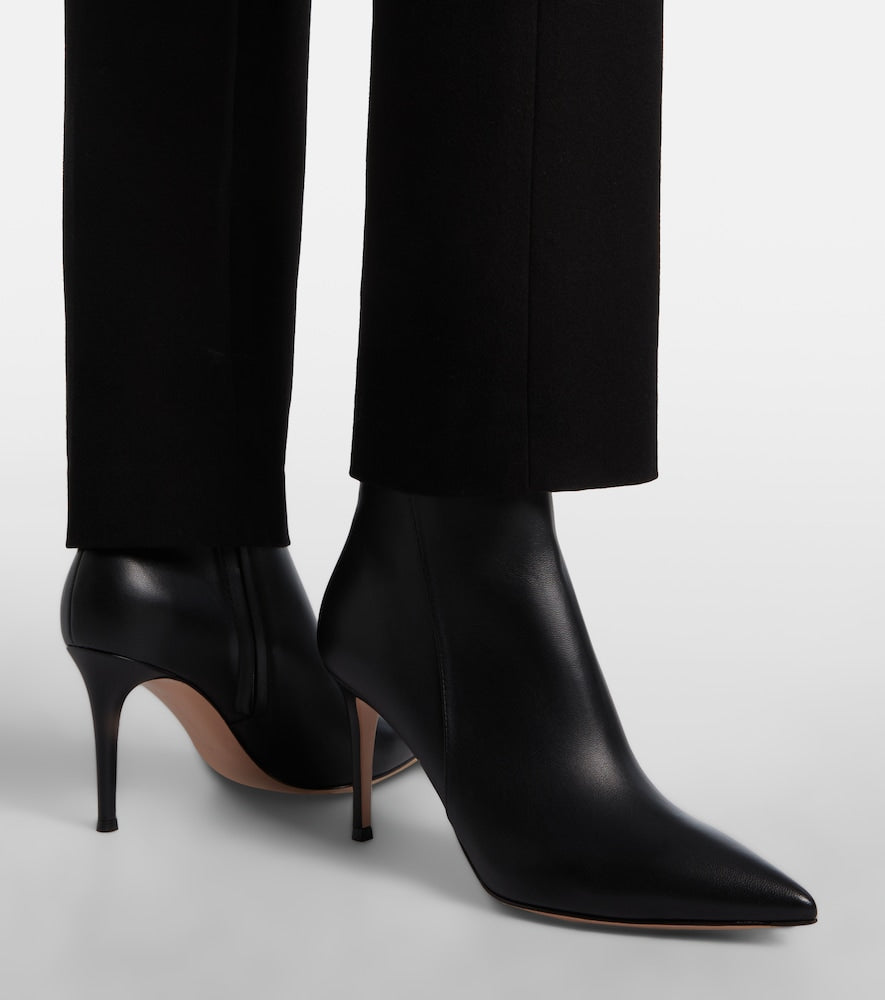 Gianvito Rossi Levy 85 leather ankle boots