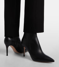 Gianvito Rossi Levy 85 leather ankle boots