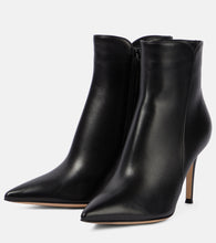 Gianvito Rossi Levy 85 leather ankle boots