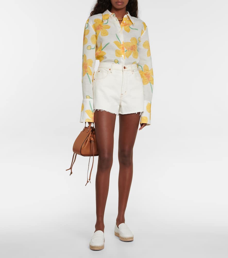 Gianvito Rossi Lido leather espadrille loafers