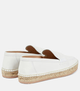 Gianvito Rossi Lido leather espadrille loafers