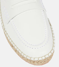 Gianvito Rossi Lido leather espadrille loafers