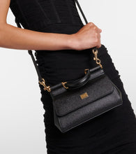 Dolce&Gabbana Sicily Mini leather crossbody bag