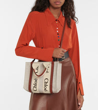 Chloe Woody Small canvas tote