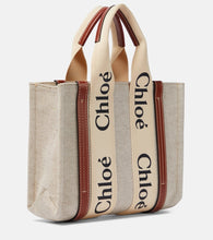 Chloe Woody Small canvas tote