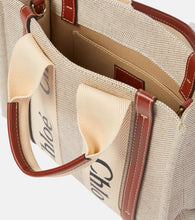 Chloe Woody Small canvas tote
