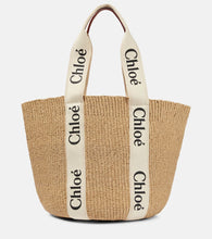 Chloe x Mifuko Woody Large raffia tote. Shop Chloe Tote Bags for women now.