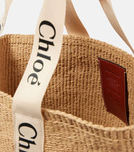 Chloe x Mifuko Woody Large raffia tote