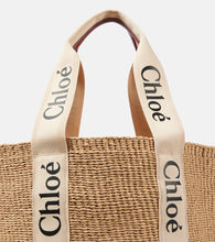 Chloe x Mifuko Woody Large raffia tote