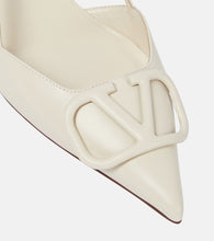 Valentino Garavani VLogo leather slingback pumps