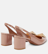 Valentino Garavani One Stud patent leather pumps