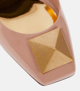 Valentino Garavani One Stud patent leather pumps