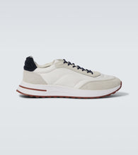 Loro Piana Weekend Walk suede-trimmed sneakers