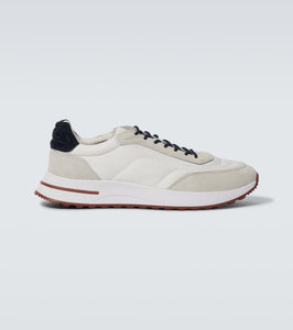 Loro Piana Weekend Walk suede-trimmed sneakers