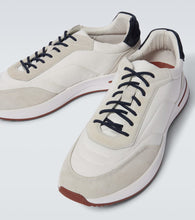 Loro Piana Weekend Walk suede-trimmed sneakers