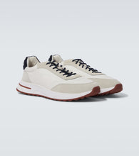 Loro Piana Weekend Walk suede-trimmed sneakers