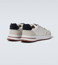 Loro Piana Weekend Walk suede-trimmed sneakers