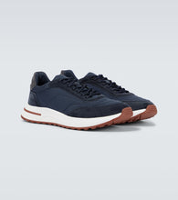 Loro Piana Weekend Walk suede-trimmed sneakers