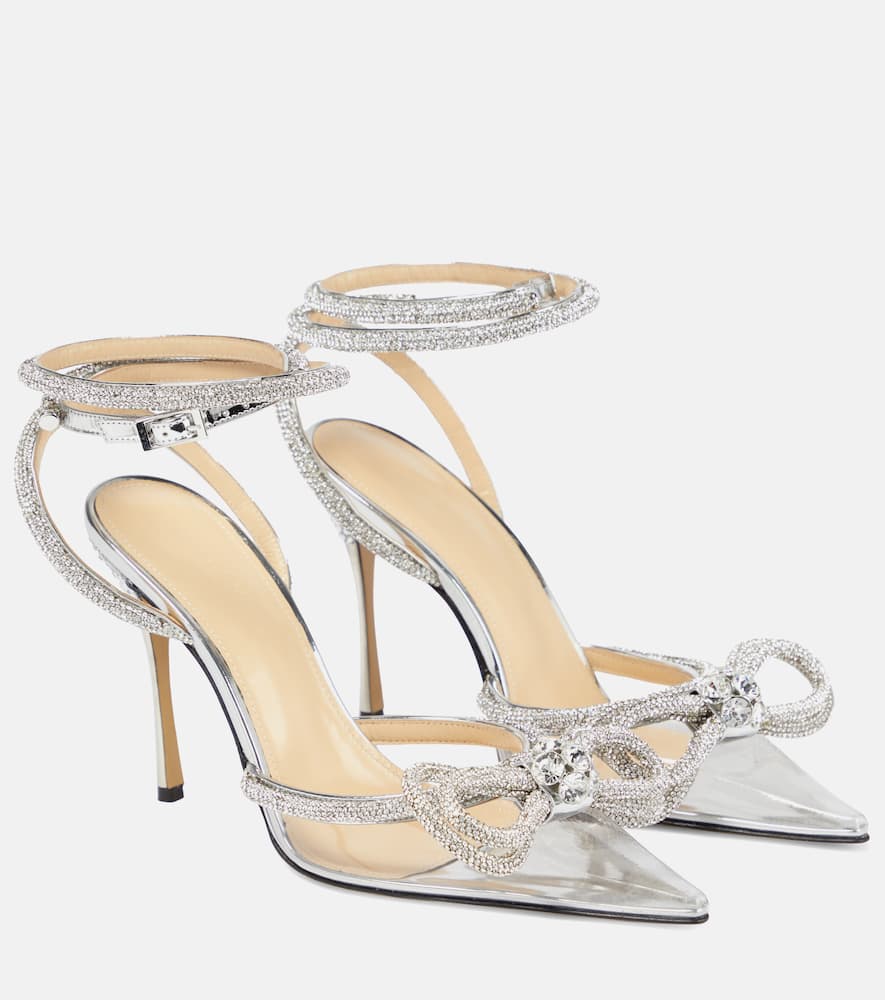 Mach & Mach Double Bow embellished pumps - Mach & Mach 双蝴蝶结装饰高跟鞋