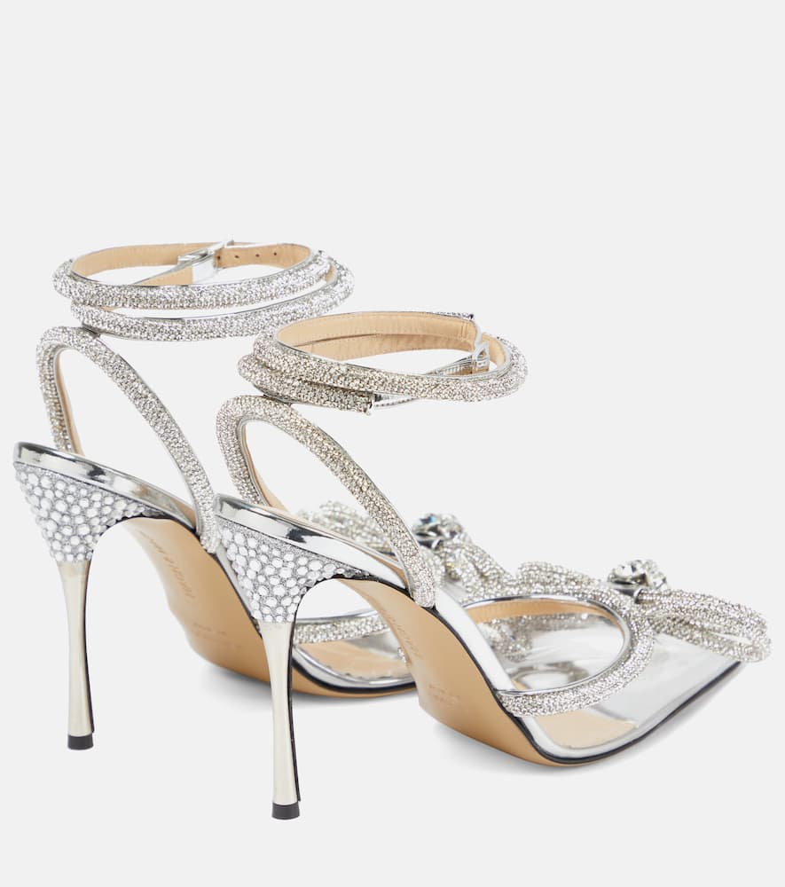 Mach & Mach Double Bow embellished pumps