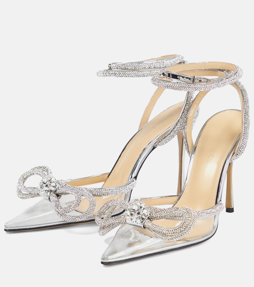 Mach & Mach Double Bow embellished pumps