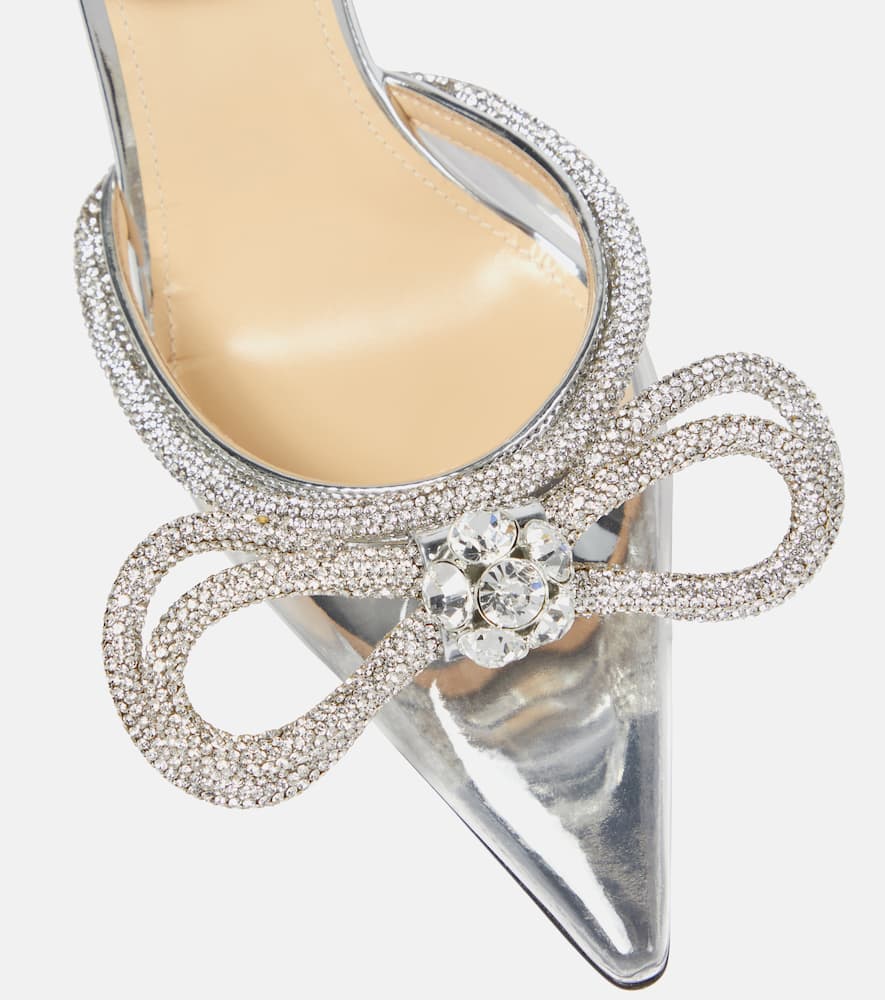 Mach & Mach Double Bow embellished pumps