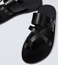 Saint Laurent Culver leather sandals