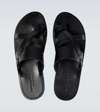 Saint Laurent Culver leather sandals