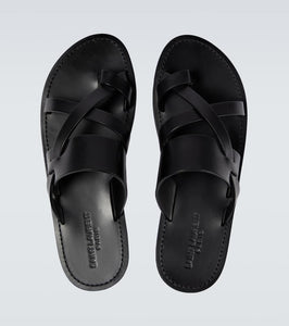 Saint Laurent Culver leather sandals