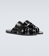 Saint Laurent Culver leather sandals