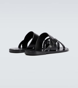 Saint Laurent Culver leather sandals