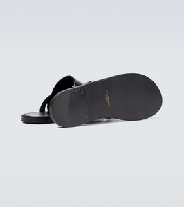 Saint Laurent Culver leather sandals