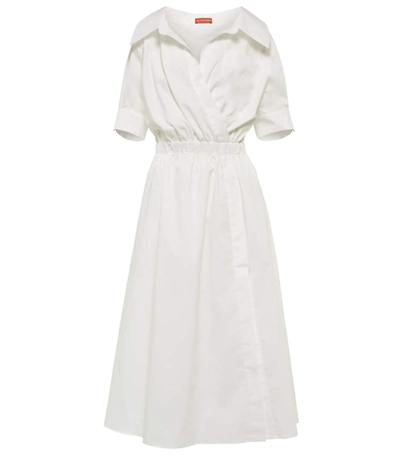 Altuzarra Lydia cotton-blend poplin shirt dress