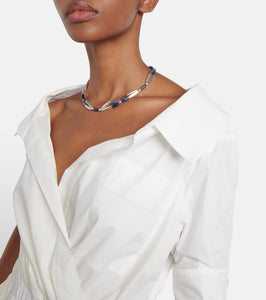 Altuzarra Lydia cotton-blend poplin shirt dress