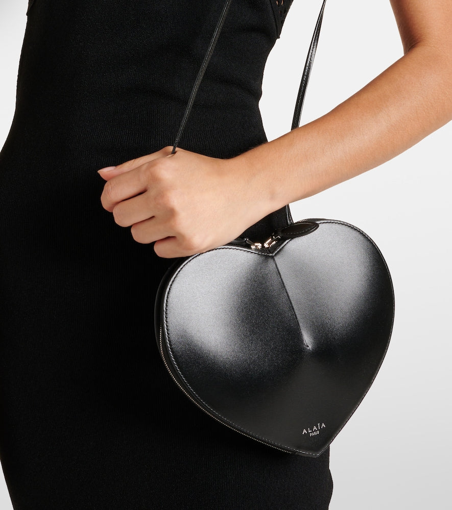 Alaia Le C√Ö¬ìur leather shoulder bag