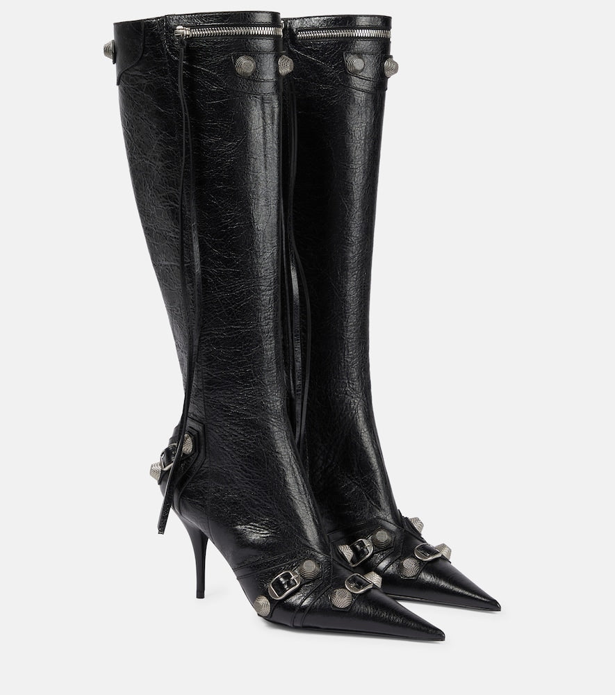 Balenciaga Cagole leather knee-high boots - Balenciaga Cagole 皮革过膝长靴