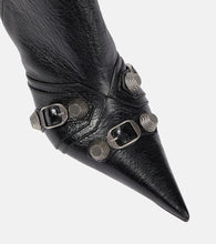 Balenciaga Cagole leather knee-high boots