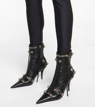 Balenciaga Cagole leather ankle boots