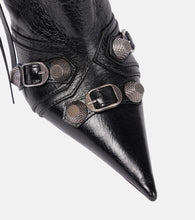 Balenciaga Cagole leather ankle boots